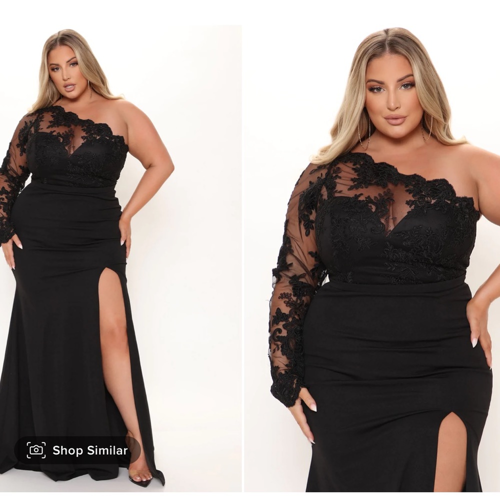 Black Bonita Lace Maci Dress